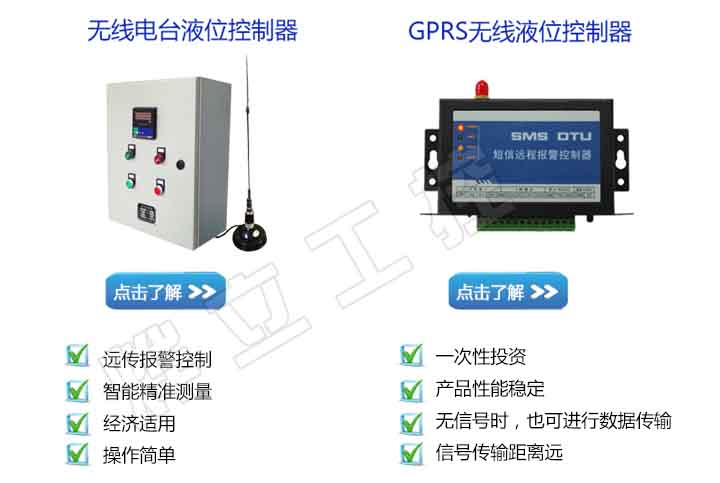 無線電臺液位控制器+GPRS無線液位控制器